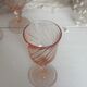 Lot de 8 verres à liqueur vintage Rosaline