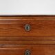 French rustic chest of drawers in solid oak with 3 drawers, ca. 1850