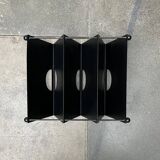 Postmodern Italian metal magazine rack, 1980s