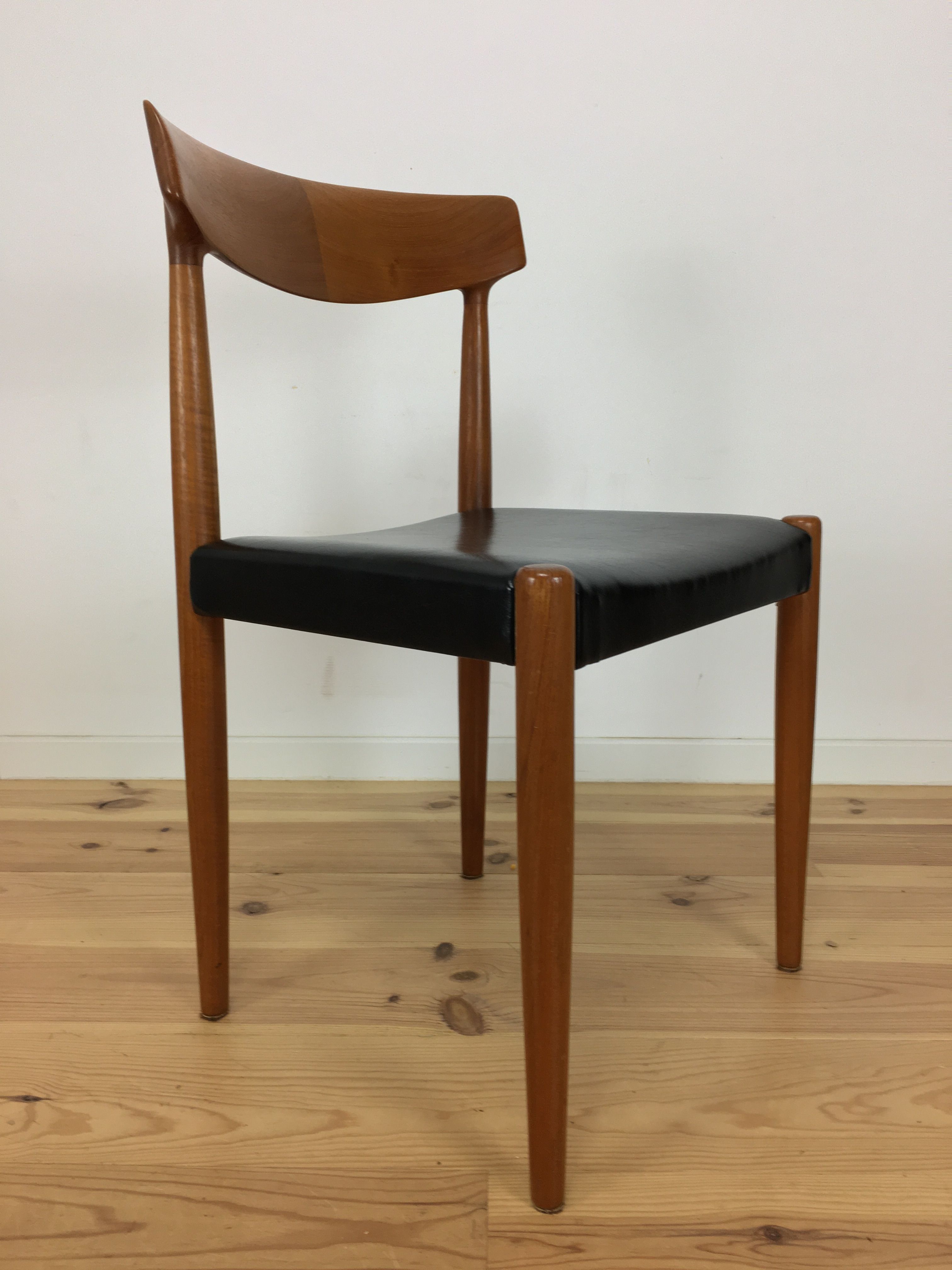 Chaise 343 par Knud Faersch pour Slagelse Mobelvaerk, scandinave, danoise