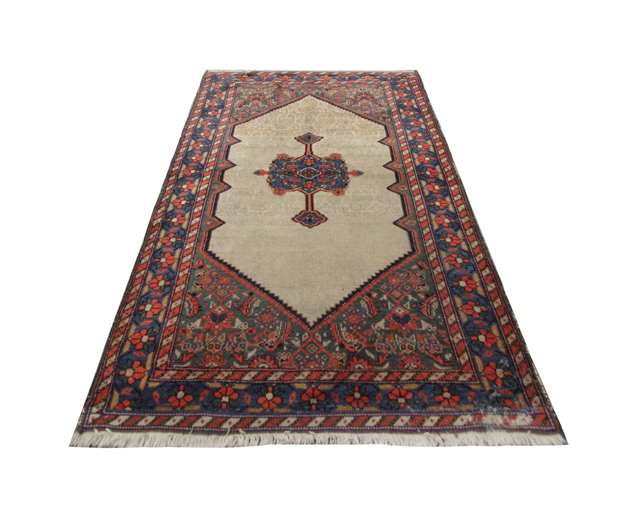 Vintage Persian Sarab Wool Rug - 102x157cm