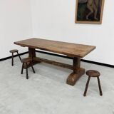 Monastery farm table in oak 1900