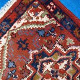 Tapis vintage Persan Hamadan fait main 50cm x 70cm 1970s 1C753