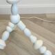 Front design painted solid wood floor lamp