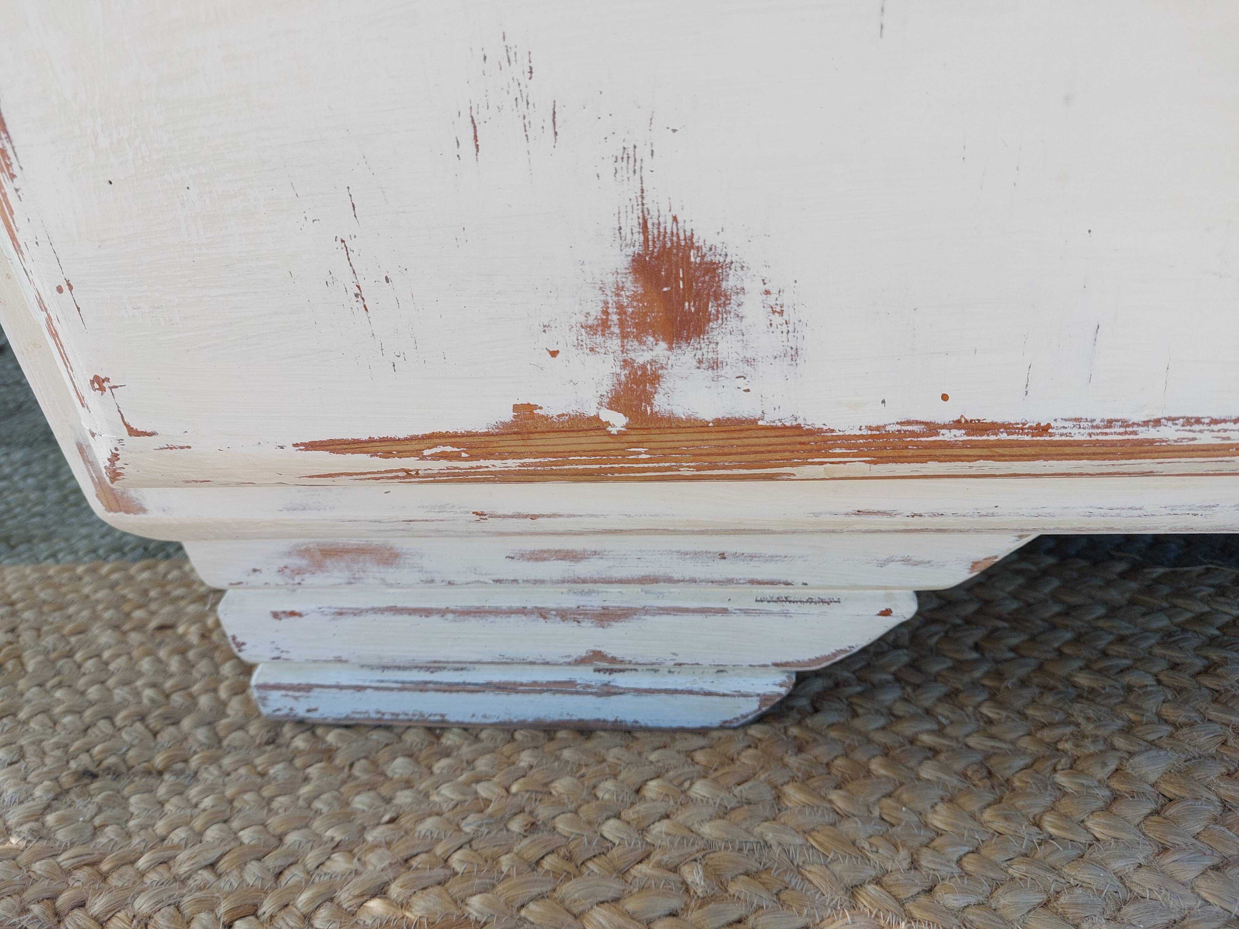 Mado chippy paint white sideboard