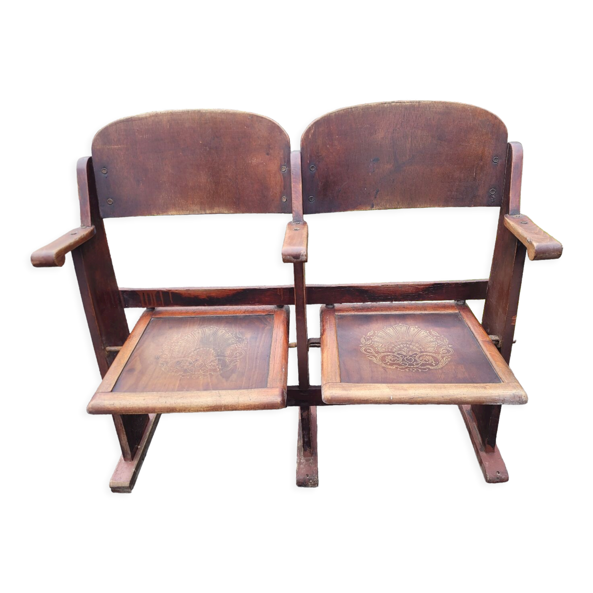 2-seater cinema bench