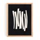 Abstract painting on paper signed Eawy.