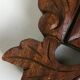 Miroir bois sculpté 34 x 20 cm
