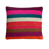 Housse de coussin Kilim turc vintage, 40 x 40 cm