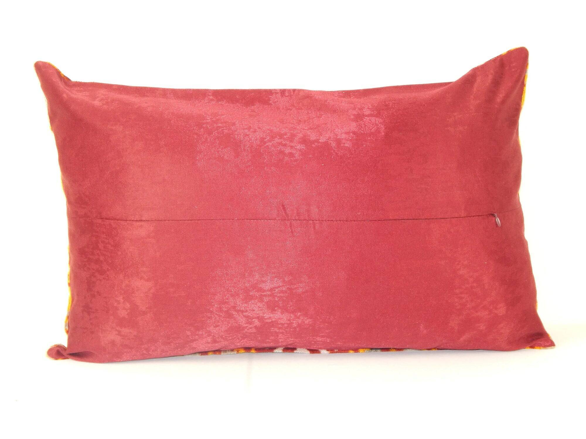 Vintage ikat cushion cover 61x41 cm