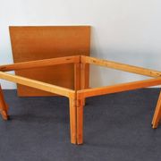 Table basse pliante carrée danoise vintage