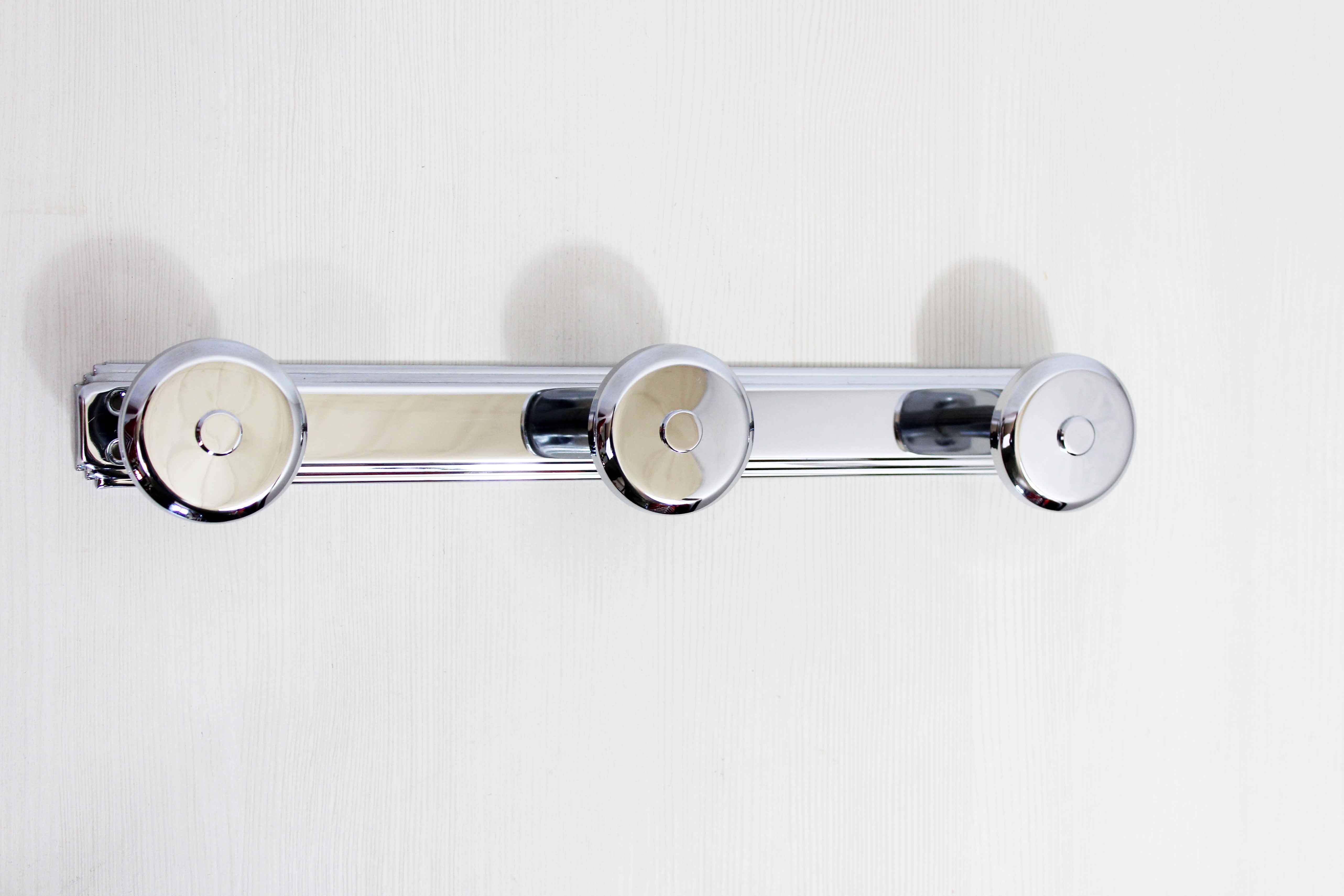 Vintage chrome metal hook