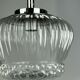60s 70s lamp hanging lamp ball lamp bubble chrome glass space age design