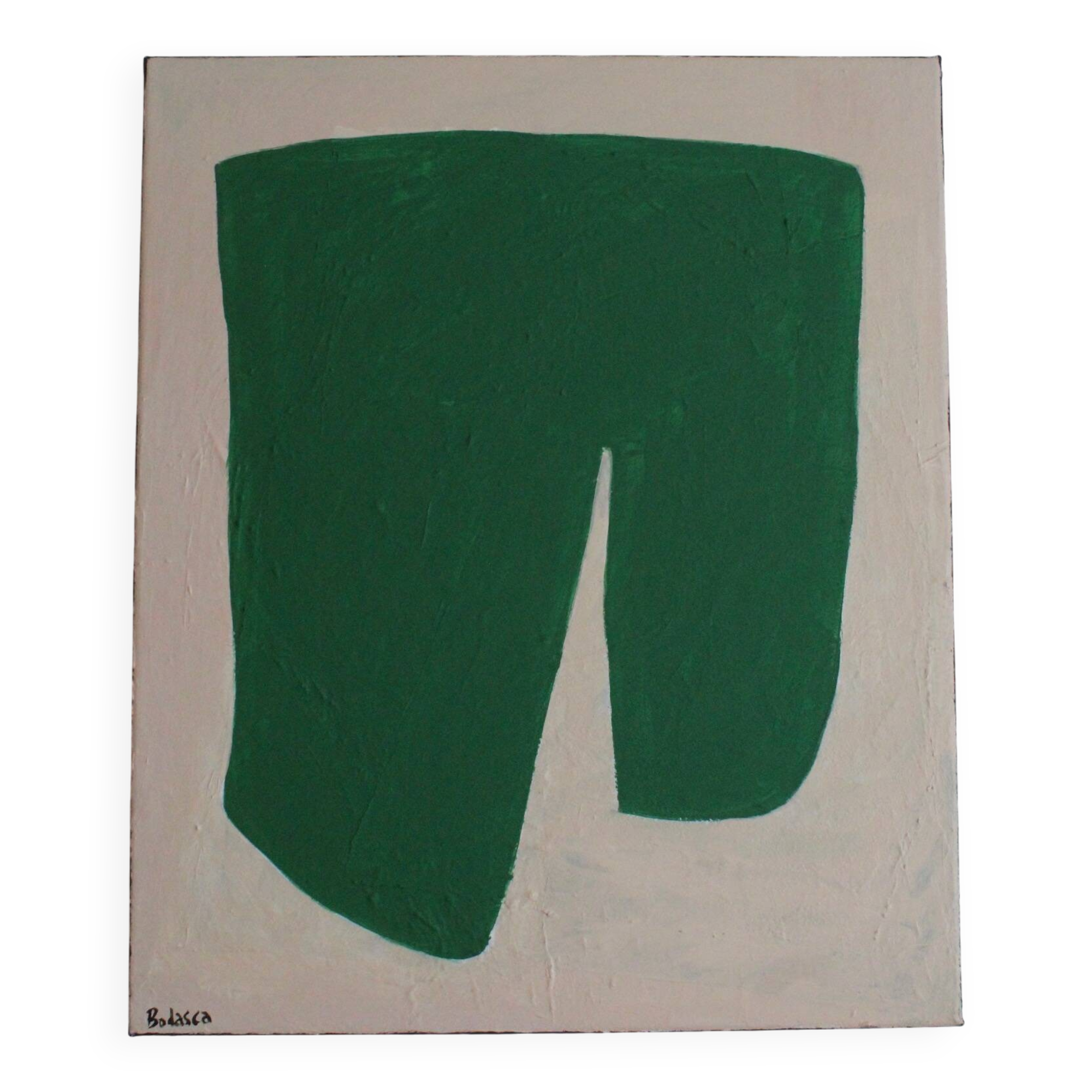 Acrylic on stretched canvas "good luck"