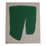 Acrylic on stretched canvas "good luck"