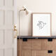 "Le chant du ciel" - Handmade in black acrylic in limited edition by Atelier Agapé