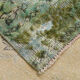 3x10 green tones turkish runner rug, 91x299cm
