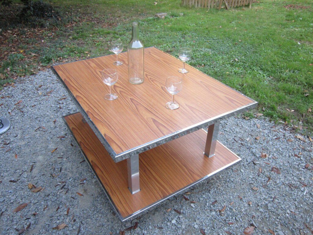 Coffee table design vintage formica