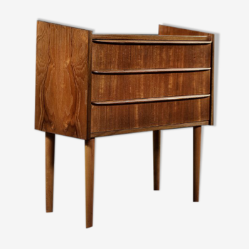 Commode classique en teck scandinave danoise moderne du milieu du siècle, années 1960