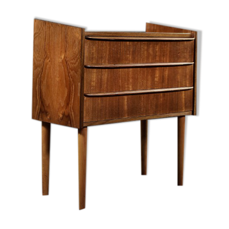 Classic Vintage Mid-Century Scandinavian Danish Modern Teak Chest of Drawers, 1960s