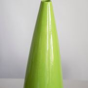 Vintage Mid-Century Green Artistic Ceramic Vase, Europe, 1970s