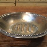 Silver metal soap holder