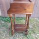 Chevet table nuit  bois + case vintage
