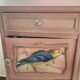 Baroque style bedside table