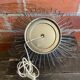 Chrome Metal Wire Space Age Lamp Base 1970s Vintage #D82