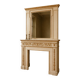 Importante cheminée de style Louis XVI, avec son trumeau le tout en bois