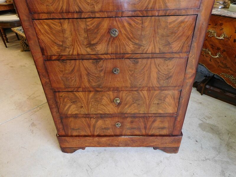 Chiffonnier Louis Philippe en acajou du XIX ème siecle
