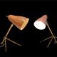 Pink Bronze Table Lamps by Giuseppe Ostuni for Oluce, 1950s, Set of 2