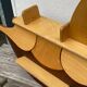 Mixed wood vintage rocking horse