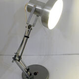 Chrome articulated office lamp