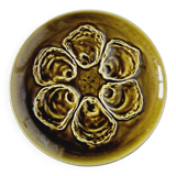 High quality ceramic plate for 6 oysters