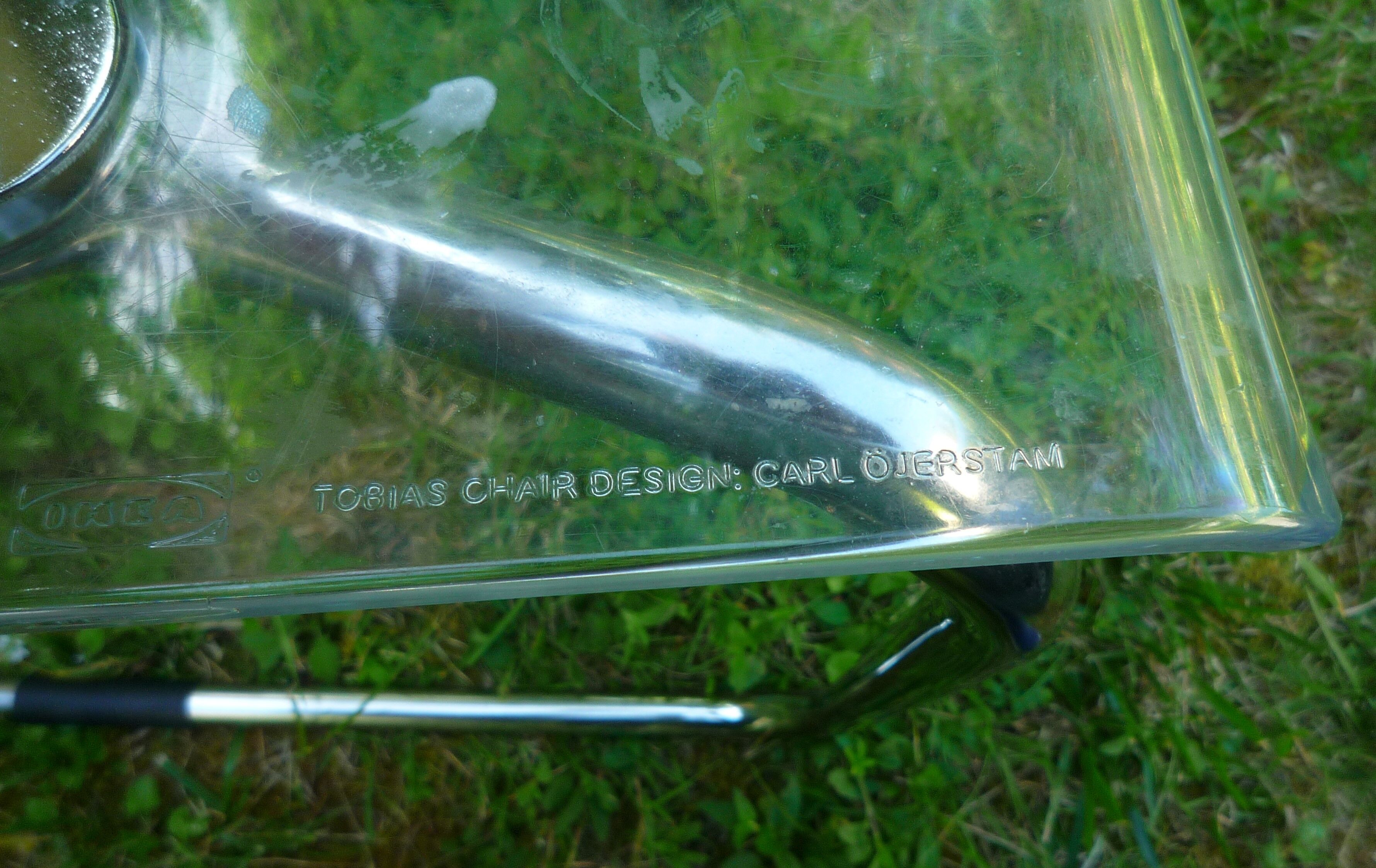 Paire de chaises Tobias design Carl Öjerstam