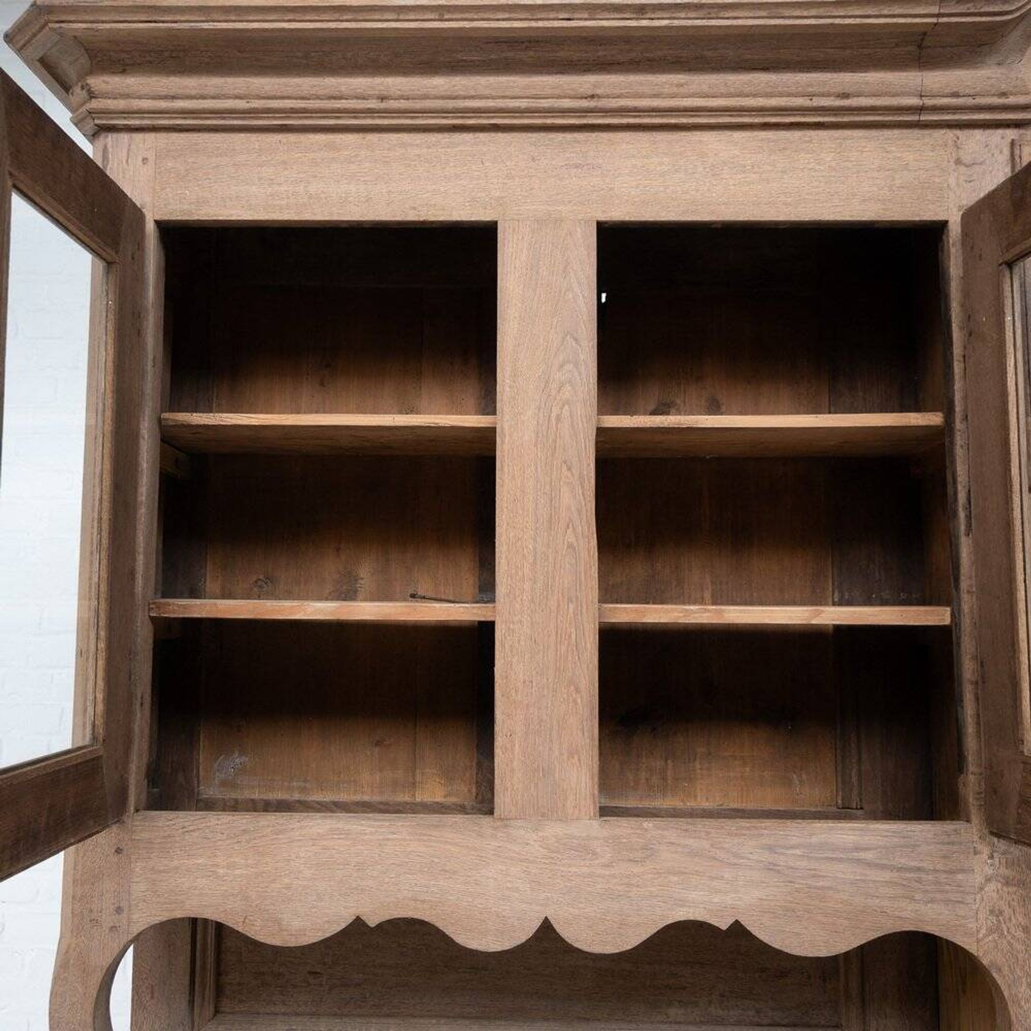 Large Oak 2-Part Buffet, France, 1780s