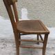 Set of 6 chairs bistro style baumann old 70s vintage wood