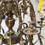 Henri VIAN (1860-1905) Dutch chandelier (available as a pair)