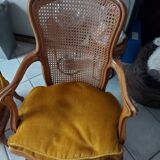 Paire de fauteuils  style Louis XV