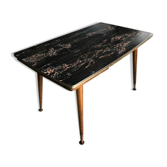 1960s adjustable and expandable dining table