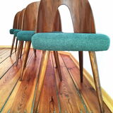 Set of four chairs, designed by A. Suman, Tatra Nabytok, Czechoslovakia, 60s