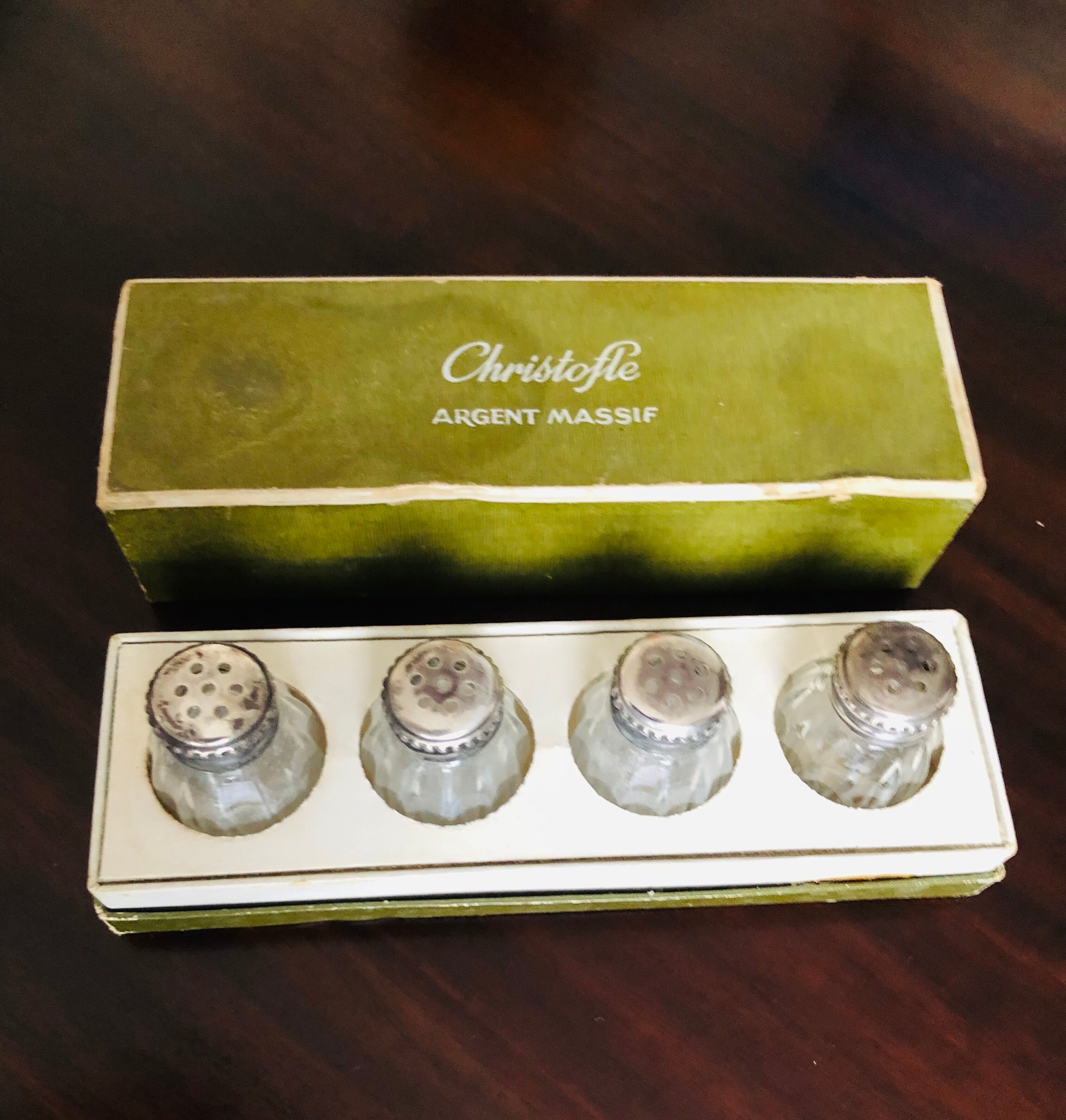 Set of 4 Christofle salters