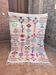 Handmade wool Berber rug – Colourful bohemian Moroccan kilim