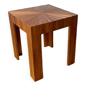 Side table Straw marquetry