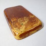 signed mixed earth ceramic tray with marbled effect
