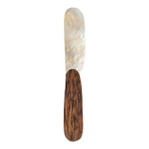 Mother-of-pearl and wood knife