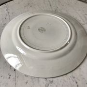 Plat rond Terre de Fer Saint-Amand fin XIXème