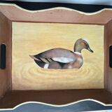 Plateau de service en bois peint