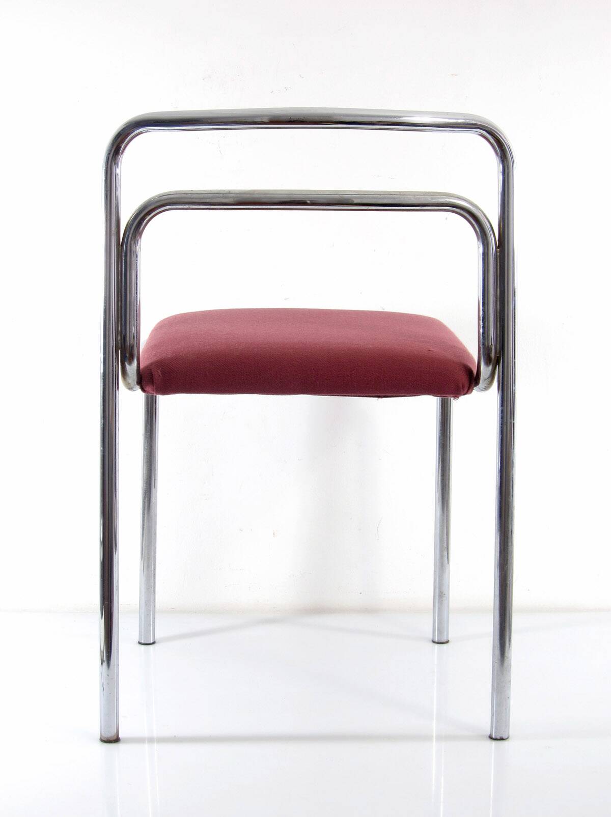 Seventies chrome vintage dining chairs